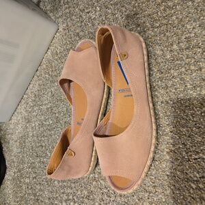 Women's Pink Espadrille Flats